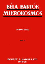 昔の 「ミクロコスモス」 楽譜表紙